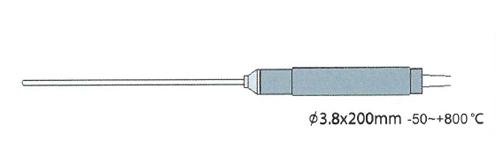 Rixen LK-13 โพรบวัดอุณหภูมิ Immersion Max.800°C (Type K) | Cable 1M