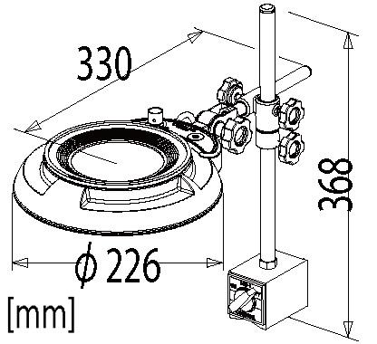 Otsuka ENVL-MS-12X โคมไฟแว่นขยาย | Magnet Stand-Type