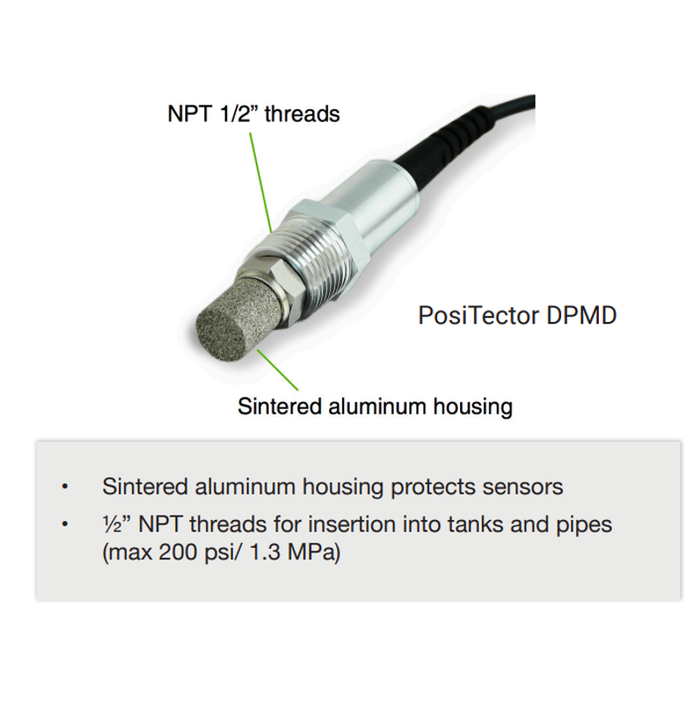 Defelsko PRB-DPMD-C โพรบวัดค่าอุณหภูมิจุดน้ำค้าง (Dew Point) Cabled Probe With 1/2” NPT Threads