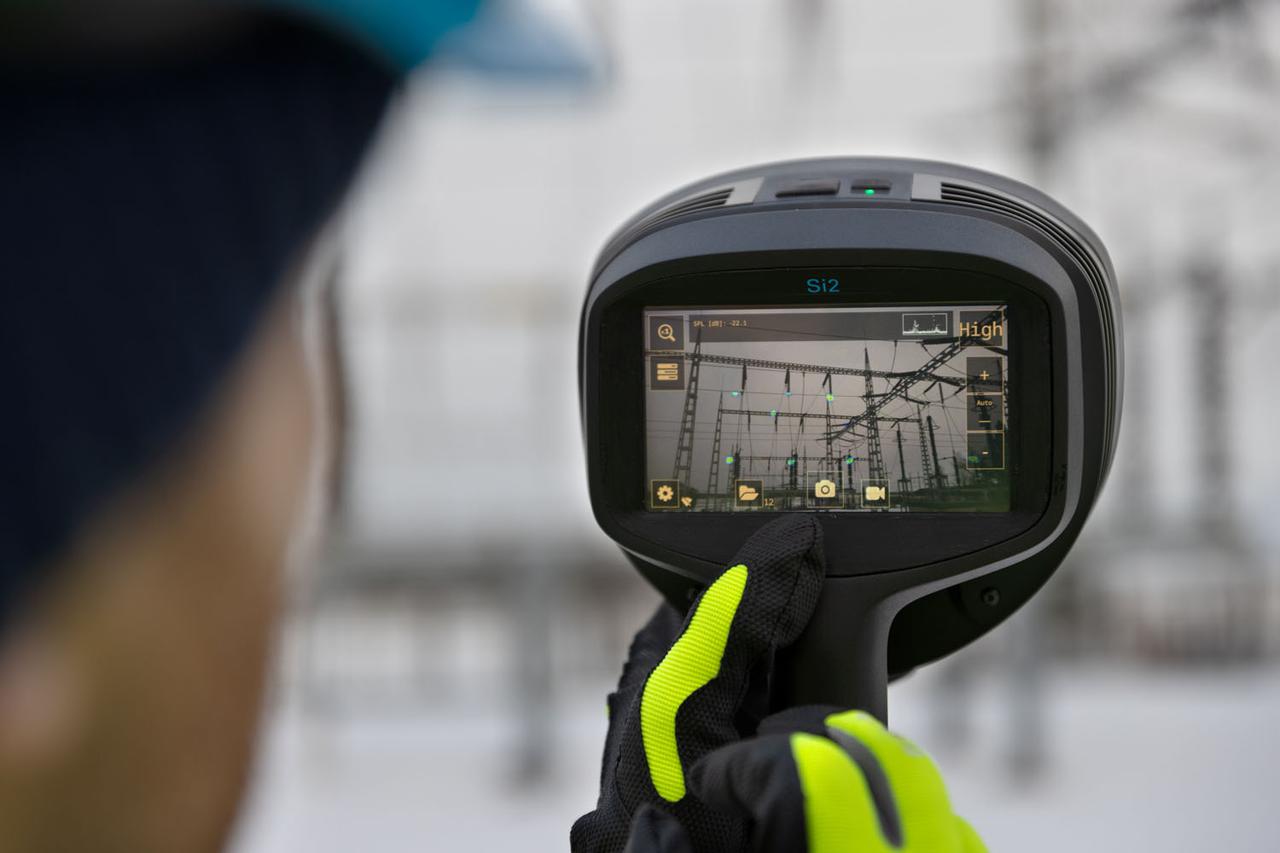 Industrial Acoustic Imaging Camera for Partial Discharge Detection รุ่น SI2-PD