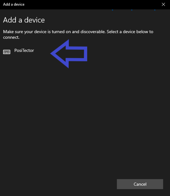 Connecting the PosiTector Advanced to a Computer via Bluetooth