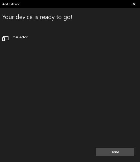 Connecting the PosiTector Advanced to a Computer via Bluetooth