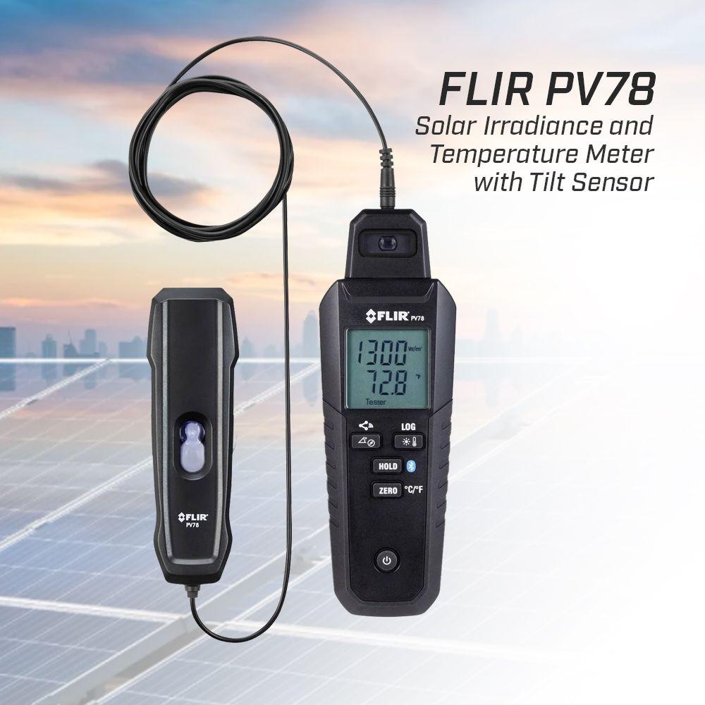 Solar Irradiance and Temperature Meter with Tilt Sensor รุ่น PV78