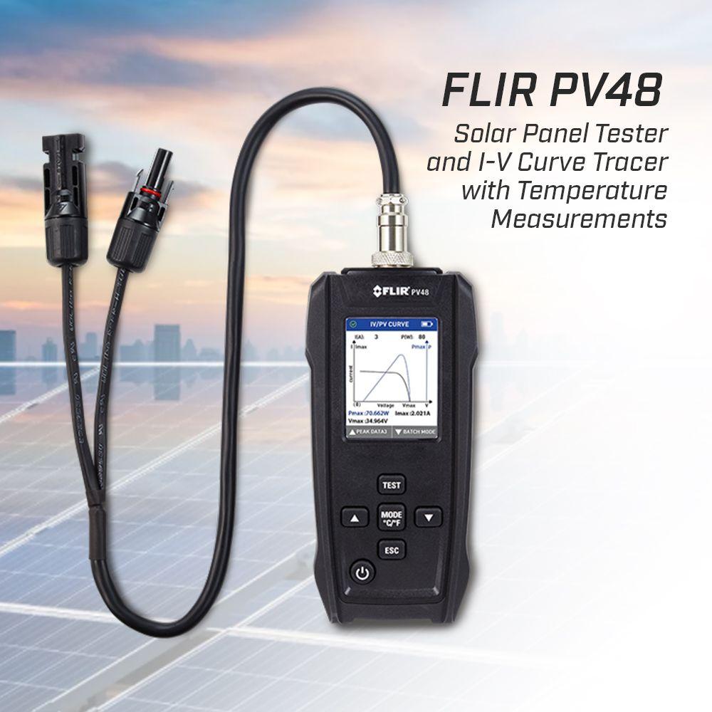 Solar Panel Tester and I-V Curve Tracer with Temperature Measurements รุ่น PV48