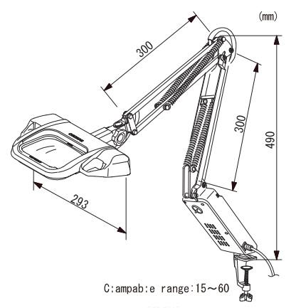 Otsuka O-LIGHT-III-3.5X โคมไฟแว่นขยาย