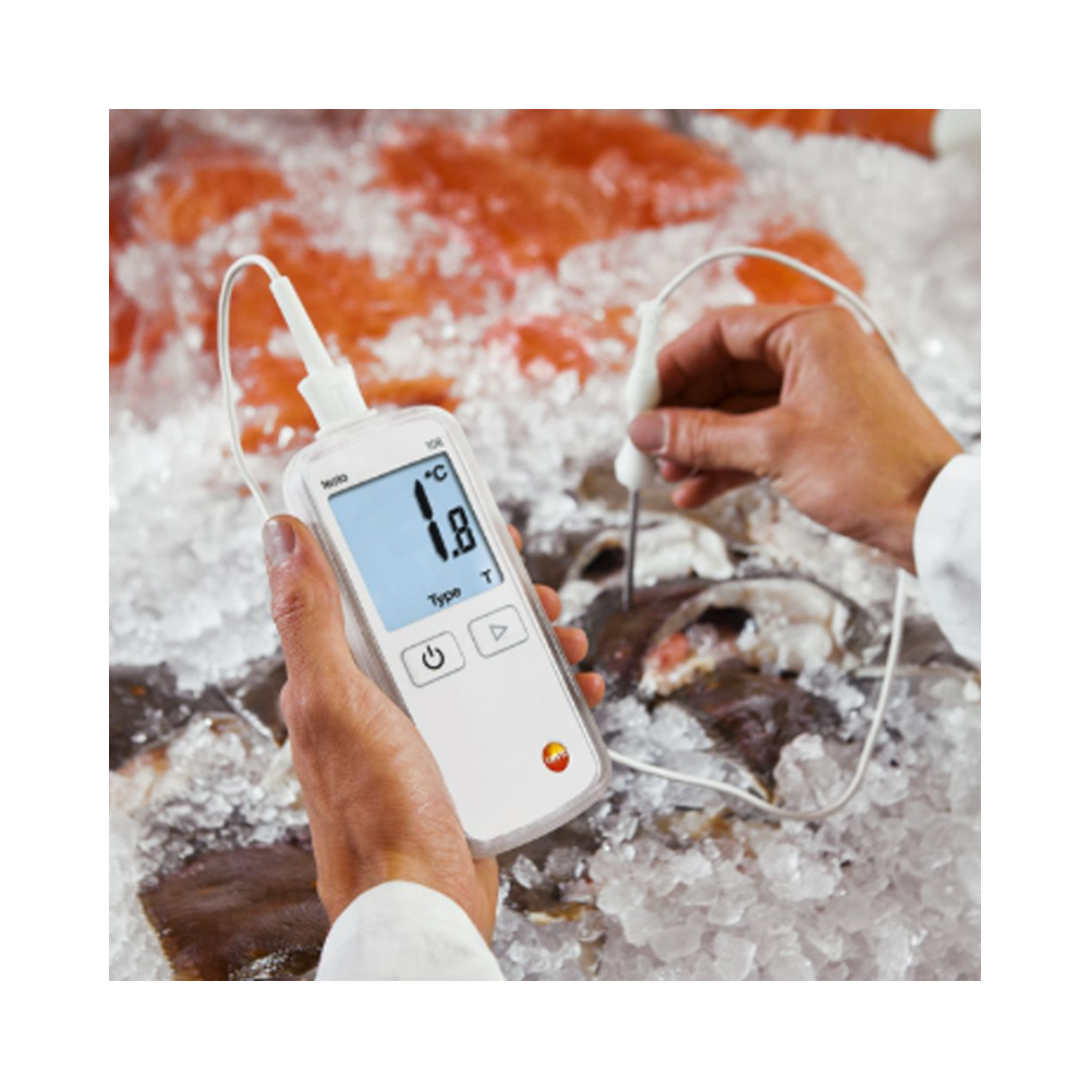 Testo 108 เครื่องวัดอุณหภูมิอาหาร HACCP (IP67) | Max.300°C