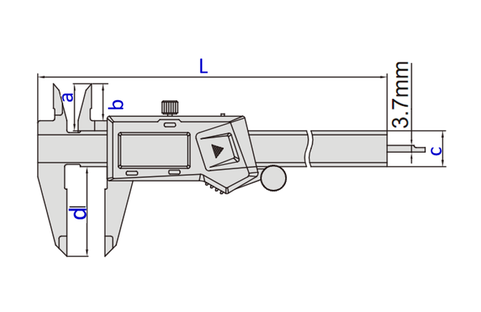 INSIZE IN-1108-250 เครื่องวัดคาลิเปอร์ดิจิตอล (0 ถึง 250 mm)