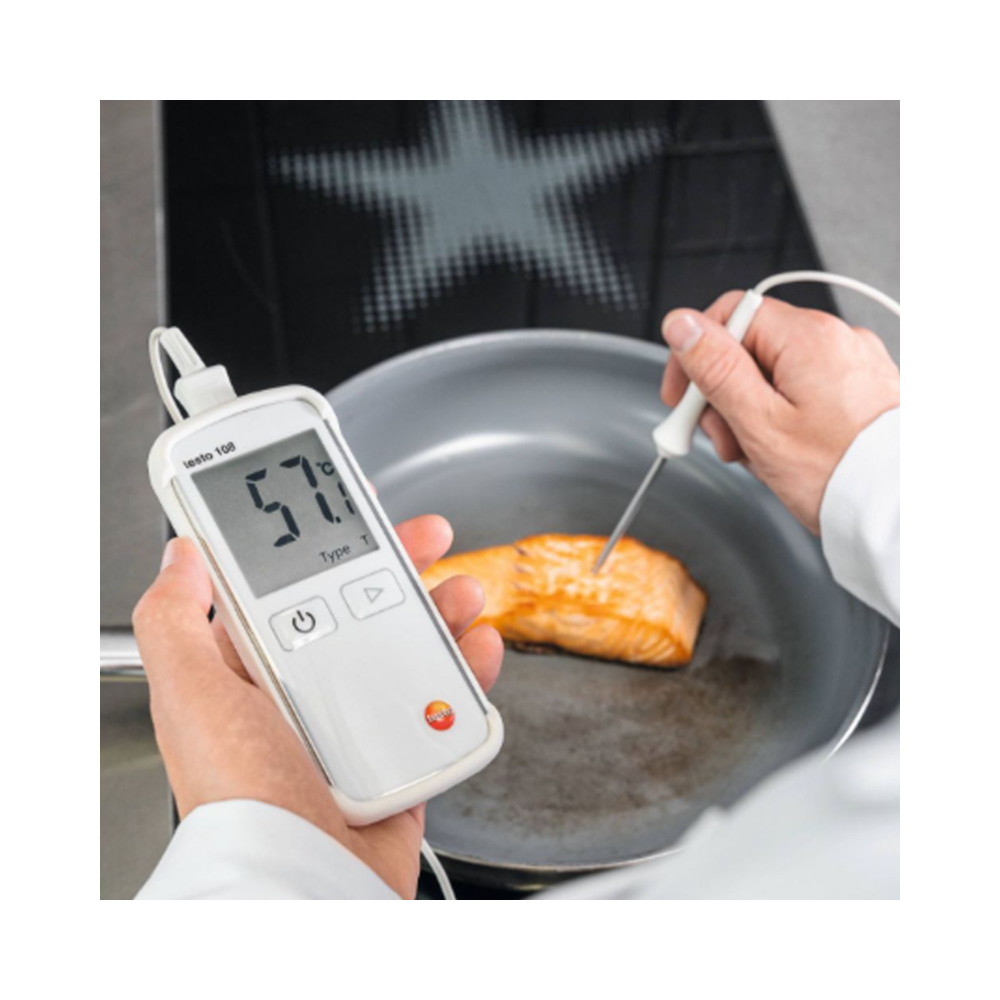 Testo 108 เครื่องวัดอุณหภูมิอาหาร HACCP (IP67) | Max.300°C