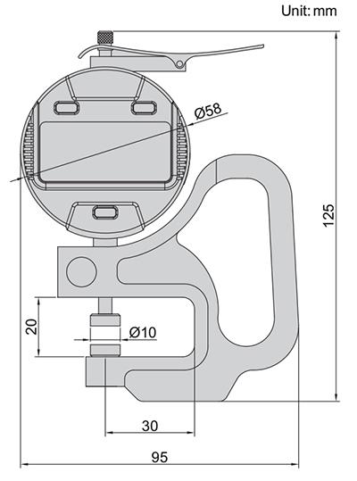 INSIZE IN-2871-101 เกจวัดความหนาดิจิตอล