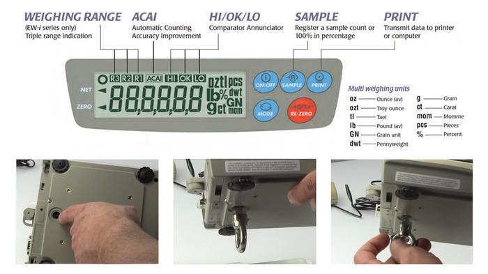 AND EK-6100i เครื่องชั่งน้ำหนักดิจิตอล | Max.6000g