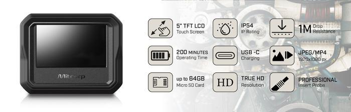 MITC-X600-39D4W-F-1_5M-SS-M กล้องส่องภายในท่อระบบ Digital System