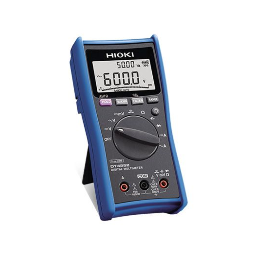Hioki DT4252 ดิจิตอลมัลติมิเตอร์ True RMS (10A Direct Input)