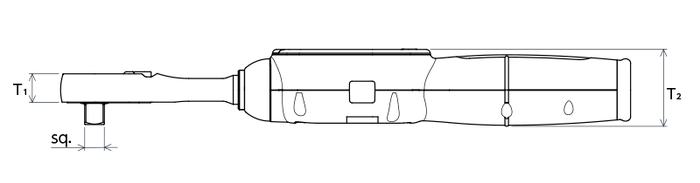 KTC GEW100-R3 ประแจวัดแรงบิด Digital ratchet (20～100N・m)