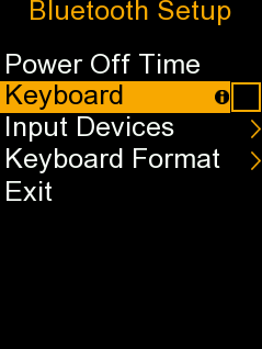 Bluetooth Keyboard Mode