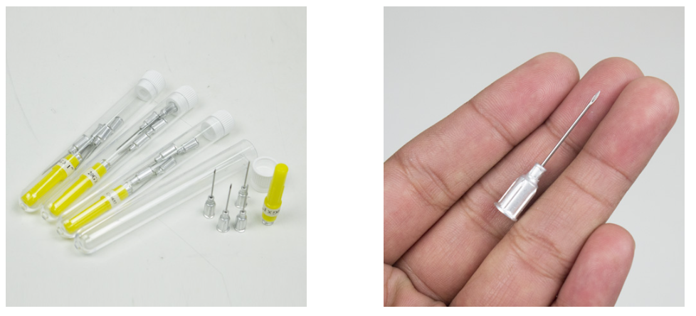 Quantek QU-9027 เข็มสำหรับเครื่องวิเคราะห์ออกซิเจนและ CO2 ในบรรจุภัณฑ์อาหาร