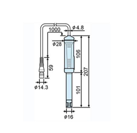 TOA-DKK MM4-PH โพรบวัดค่า pH สำหรับเครืองรุ่น MM-42DP