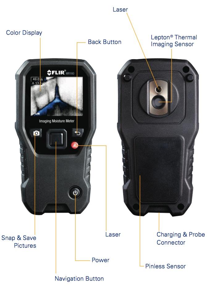 FLIR MR160 กล้องถ่ายภาพความชื้น (Imaging Moisture Meter)