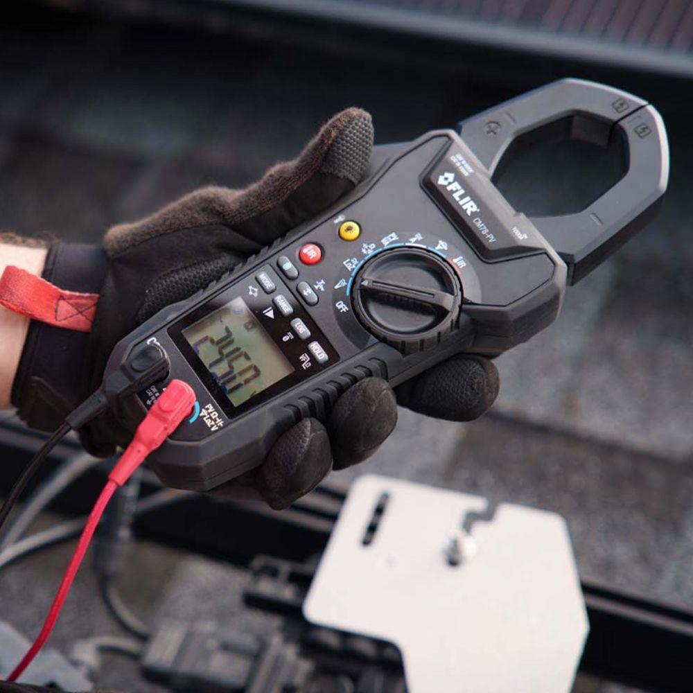 แคลมป์มิเตอร์สำหรับระบบโซลาร์เซลล์ CAT III 1500 V Solar Clamp Meter รุ่น CM78-PV