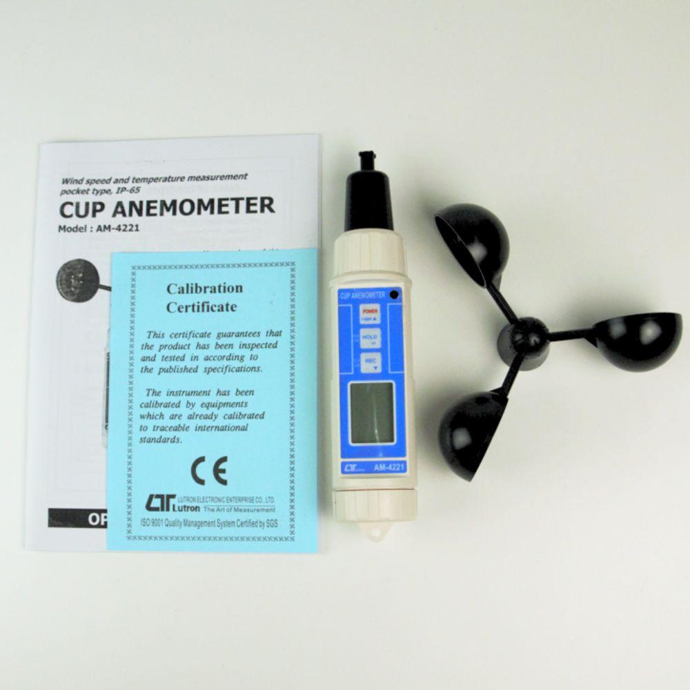 Lutron AM-4221 เครื่องวัดความเร็วลมและอุณหภูมิ (Cup Type)