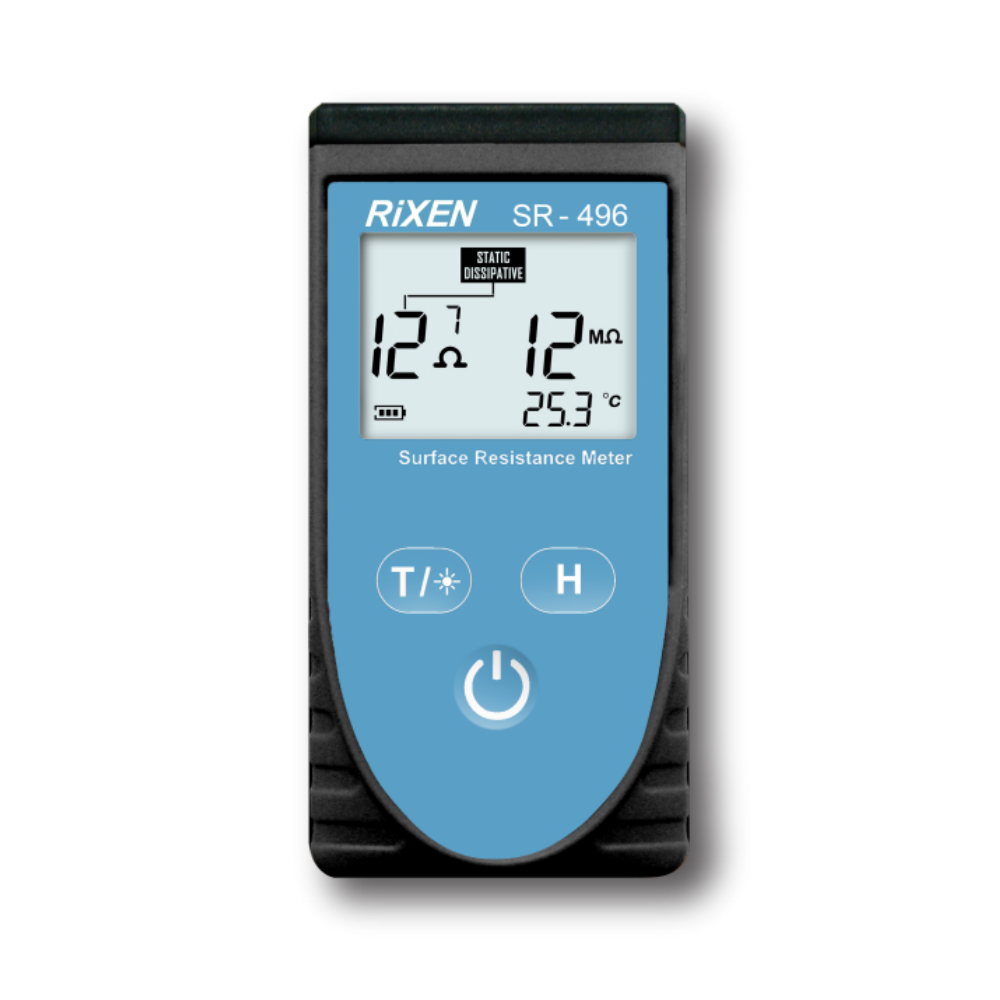 RIXEN SR-496 เครื่องวัดความต้านทานพื้นผิว Surface Resistance Meter