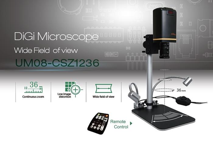 Vitiny UM08-CSZ1236 กล้องไมโครสโคปแบบตั้งโต๊ะ (Large FOV HDMI Digital Microscope)