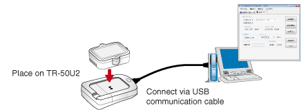 TND TR-50U2 เครื่องดาวน์โหลดข้อมูลสำหรับเครื่อง TR-51i/ TR-52i