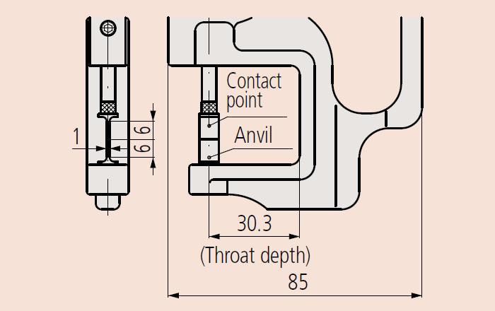 Mitutoyo M-547-315 Thickness Gages เกจวัดความหนาแบบดิจิตอล (0 - 10mm)