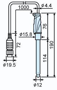 TOA DKK รุ่น GST-5821C  โพรบอิเล็กโทรดวัดค่าพีเอช,pH