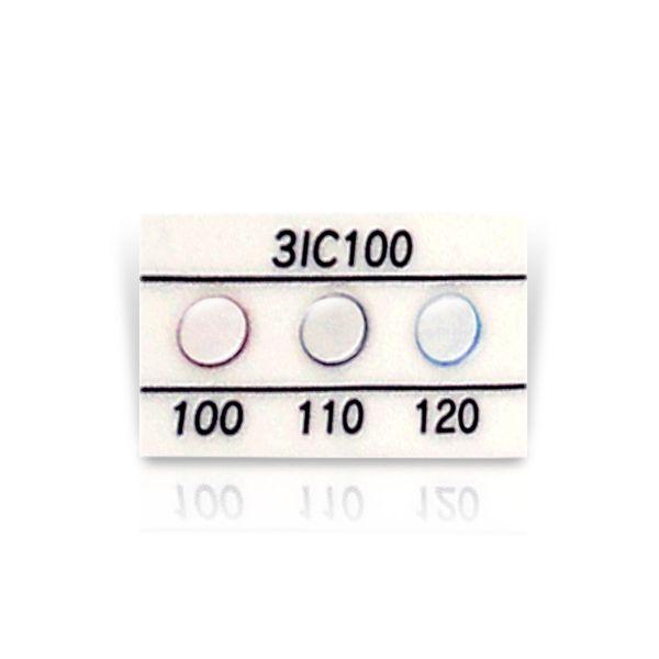 Asey 3IC100-P20 แถบวัดอุณหภูมิ 3จุด (100/110/120°C) | 20pcs/ 1pac