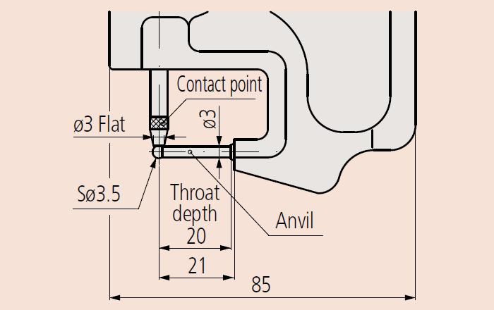 Mitutoyo M-547-500S Thickness Gages เกจวัดความหนาแบบดิจิตอล (0 - .47