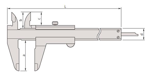 Mitutoyo M-530-501 เครื่องวัดคาลิเปอร์เวอร์เนียร์ (0 ถึง 600mm)