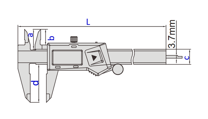 INSIZE IN-1108-150 เครื่องวัดคาลิเปอร์ดิจิตอล (0 ถึง 150 mm)