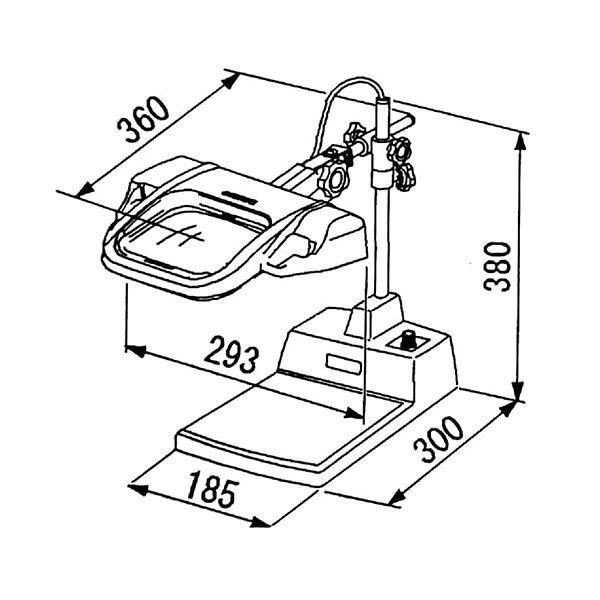 Otsuka O-LIGHT-III-L-B-2X โคมไฟแว่นขยายแบบตั้งโต๊ะ