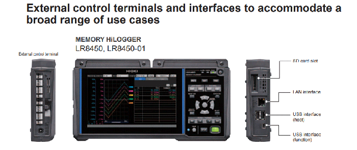 HIOKI LR8450 เครื่องบันทึกข้อมูลอเนกประสงค์ | MEMORY HiLOGGER