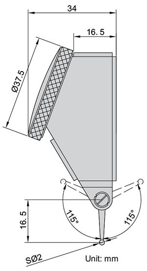 INSIZE IN-2399-08 ไดอัลเกจ 0.8mm