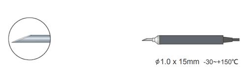 Rixen NK-03 โพรบวัดอุณหภูมิปลายแหลม Max.150℃ (Type K)