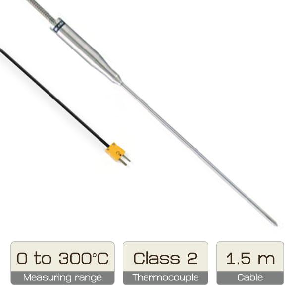 SK Sato MC-K7103 โพรบวัดอุณหภูมิยางมะตอย (Stainless Steel Asphalt Temperature Probe) Max.300℃ (Type K)