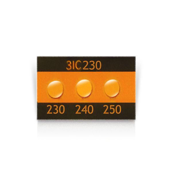 Asey 3IC230-P20 แถบวัดอุณหภูมิ 3จุด (230/240/250°C) | 20pcs/ 1pack