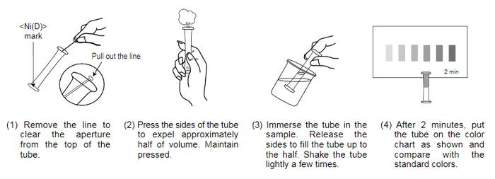 Kyoritsu Packtest WAK-Ni(D) ชุดทดสอบคุณภาพน้ำค่า Nickel (Divalent) Ion (Ni2+)