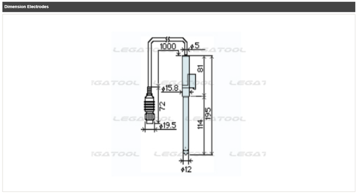 TOA DKK GST-5721C โพรบวัดค่าพีเอช | BULB-Style