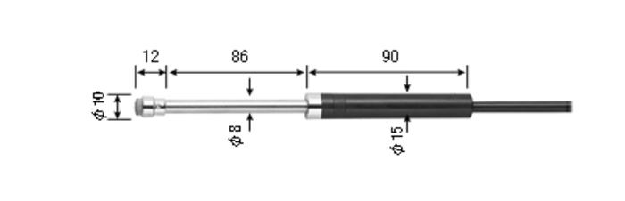 SK Sato SK-S306K โพรบวัดอุณหภูมิพื้นผิวแบบเฉพาะจุด (Type K) | Cable Length 1.1 m.