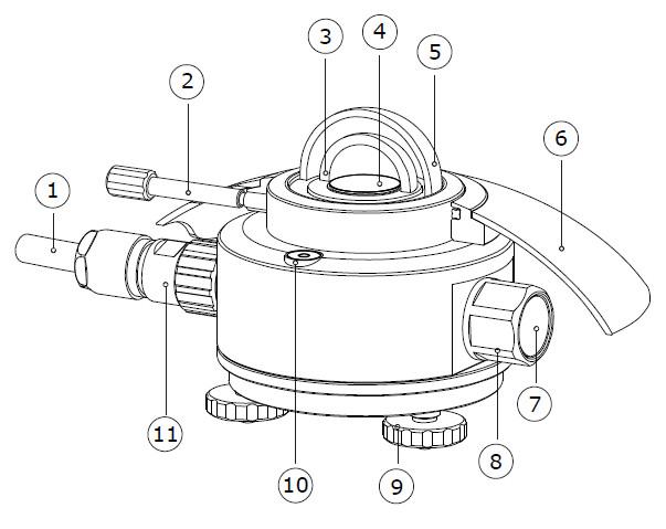 Hukseflux SR20-T1-05 Secondary standard pyranometer เครื่องวัดความเข้มข้นของแสงอาทิตย์ (Cabel 5M)