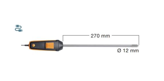 Testo-0628-0152 Turbulence probe แบบมีสาย