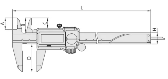 Mitutoyo M-500-702-20 Absolute Coolant Proof Caliper เครื่องวัดคาลิเปอร์ดิจิตอล (0 - 150mm)