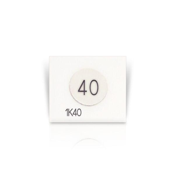 Asey 1K40-P20 แถบวัดอุณหภูมิ 1points (40°C) | 20pcs/ 1pack