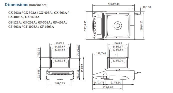 AND GF-1003A เครื่องชั่งน้ำหนักดิจิตอล | Max.1100g