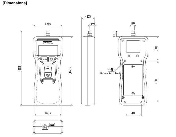 IMADA DST-20N เครื่องวัดแรงดึง/แรงผลัก (Force Gauges)