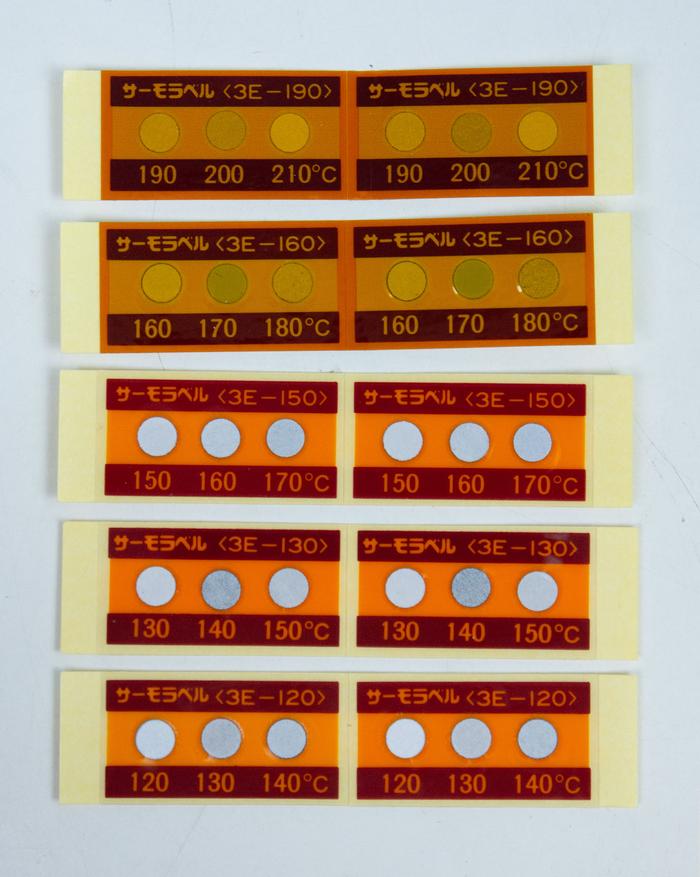 NiGK รุ่น 3E-75 แถบวัดอุณหภูมิแบบ Irreversible (3 Point) | (75 to 95°C)