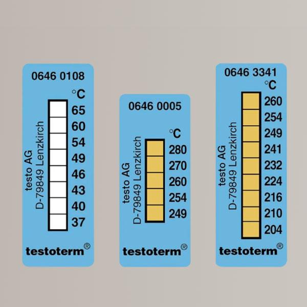 Testoterm แถบวัดอุณหภูมิ  0646 0108 (10pc/pack)