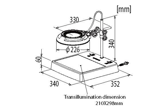 Otsuka SKKL-CL-6X โคมไฟแว่นขยาย (without dimmer) | กำลังขยาย 6 เท่า